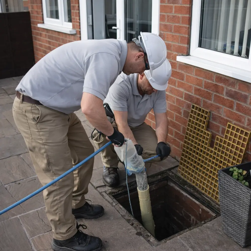 Blocked drain repair service in Harlow
